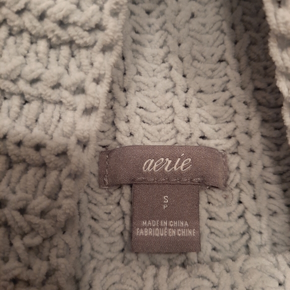 Aerie Oversized Mint Green Sweater Size Small Petite - Picture 2 of 8